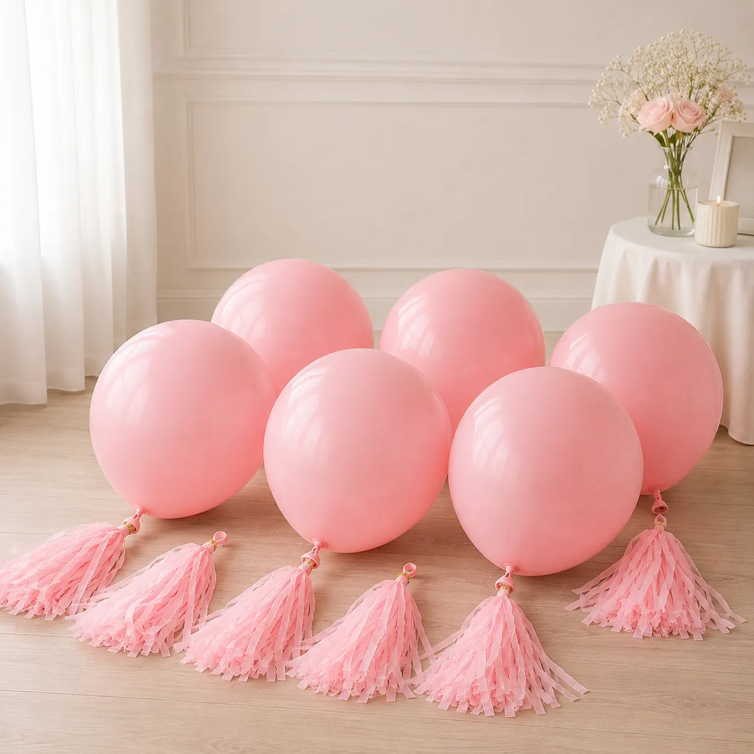 Ballon XXL Rose Pastel Beau