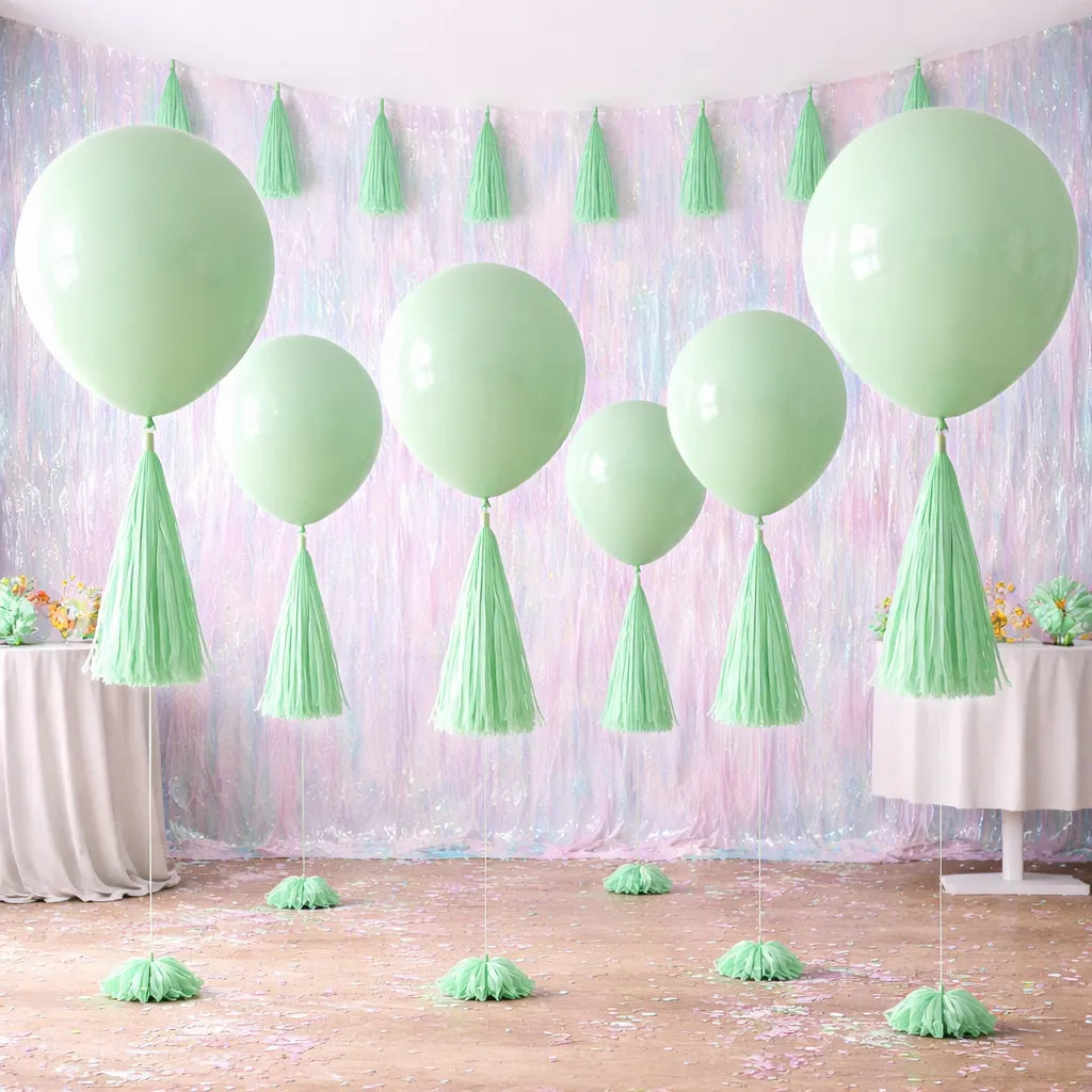 Ballon XXL Vert Pastel