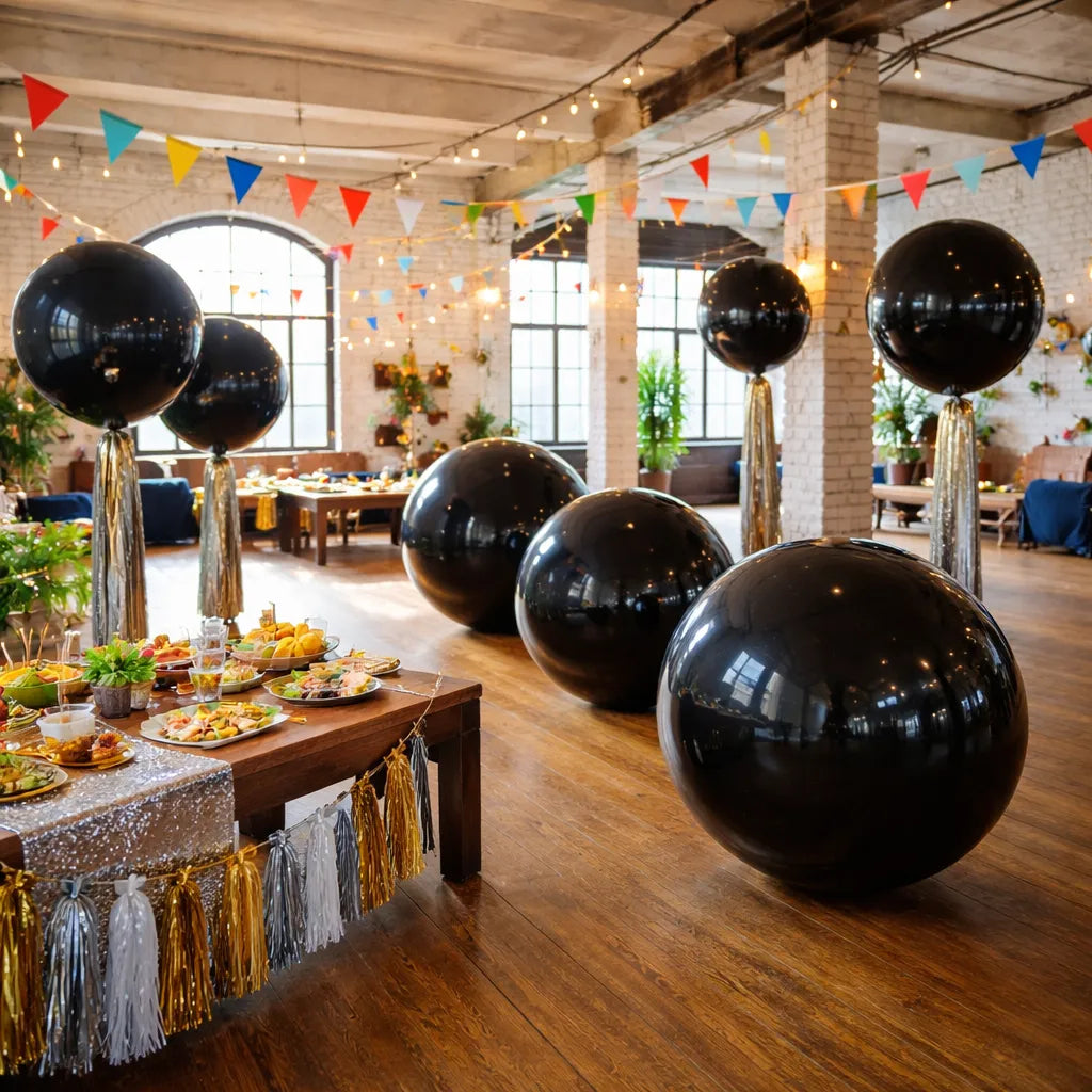 Ballon de Baudruche XXL Noir