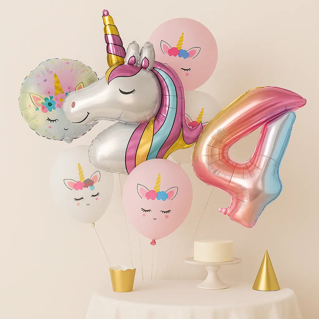 Ballons Anniversaire Licorne4