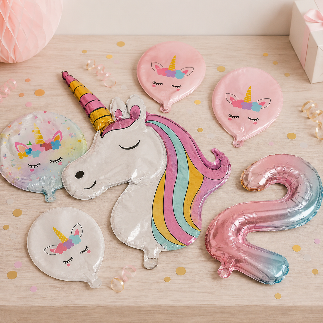 Ballons Anniversaire Licorne Beaux