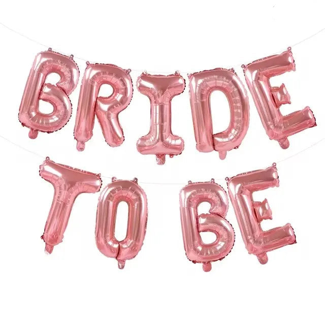Ballons Bride to Be Rose Gold Design