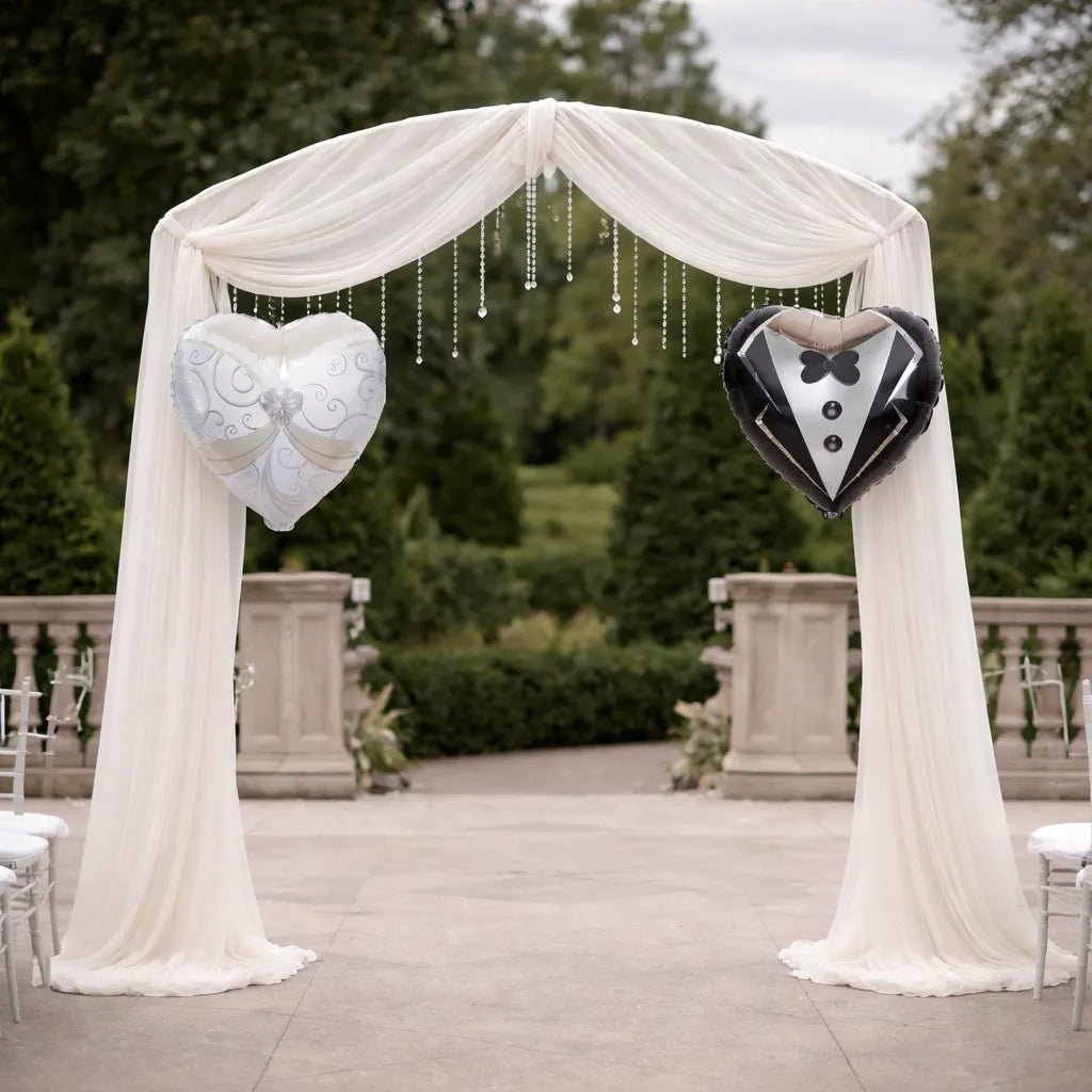 Ballons Cœur Mariés