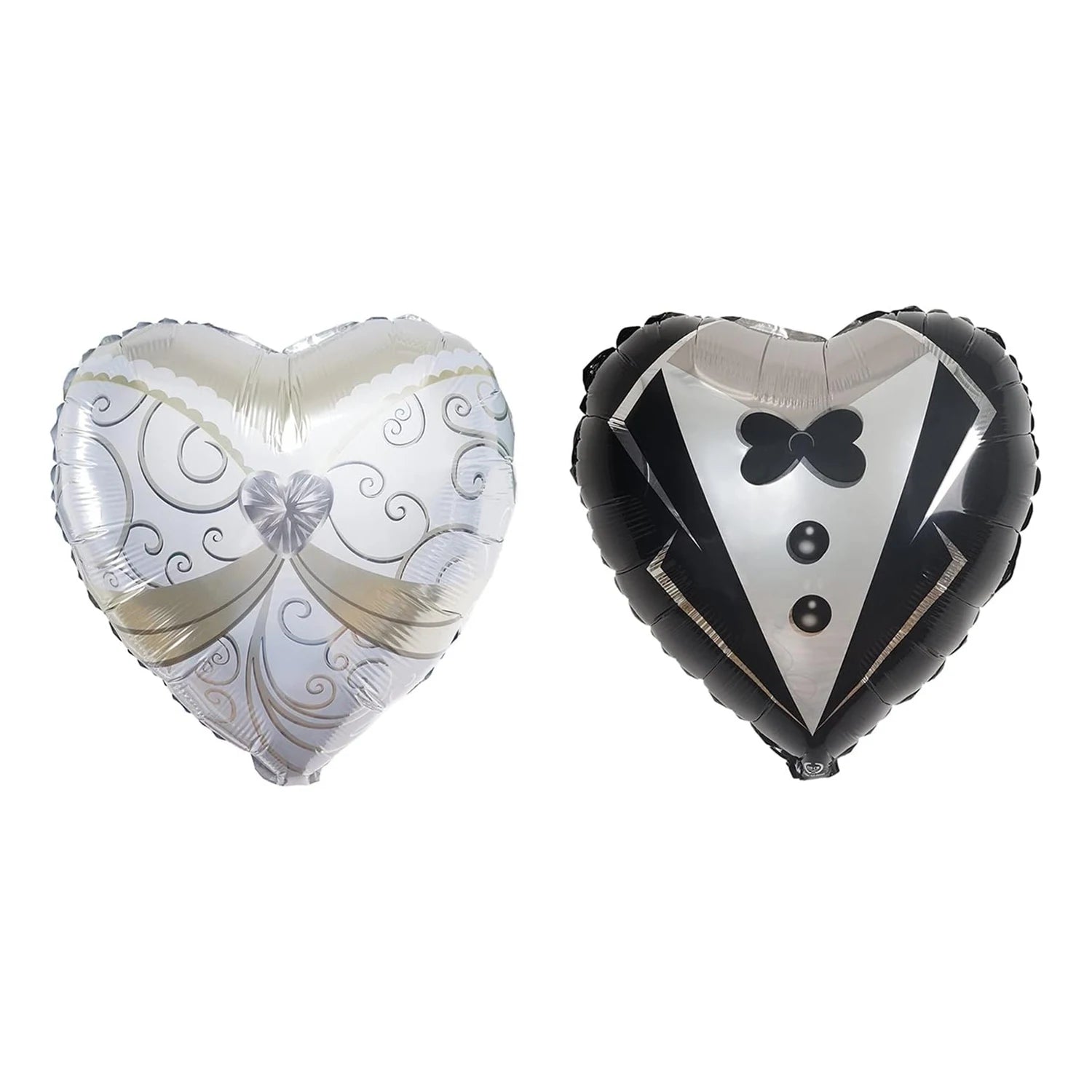 Ballons Cœur Mariés Unique