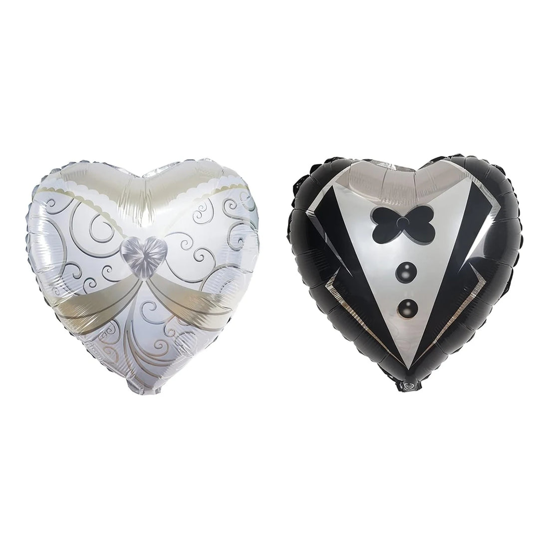 Ballons Cœur Mariés Unique