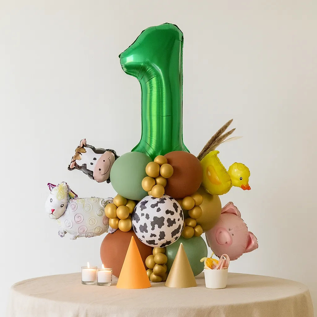 Ballons Chiffre Ferme Design 1