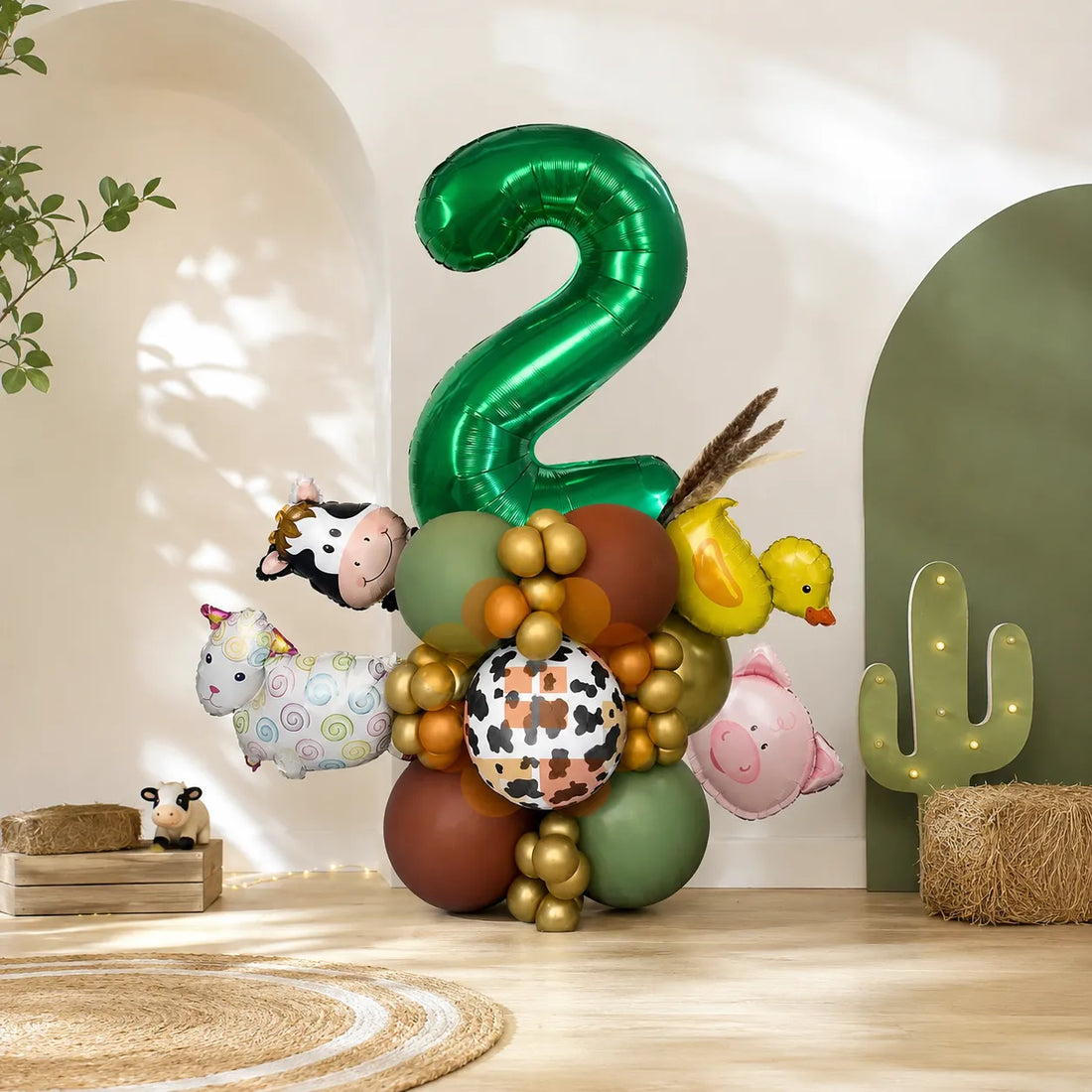 Ballons Chiffre Ferme Design Unique