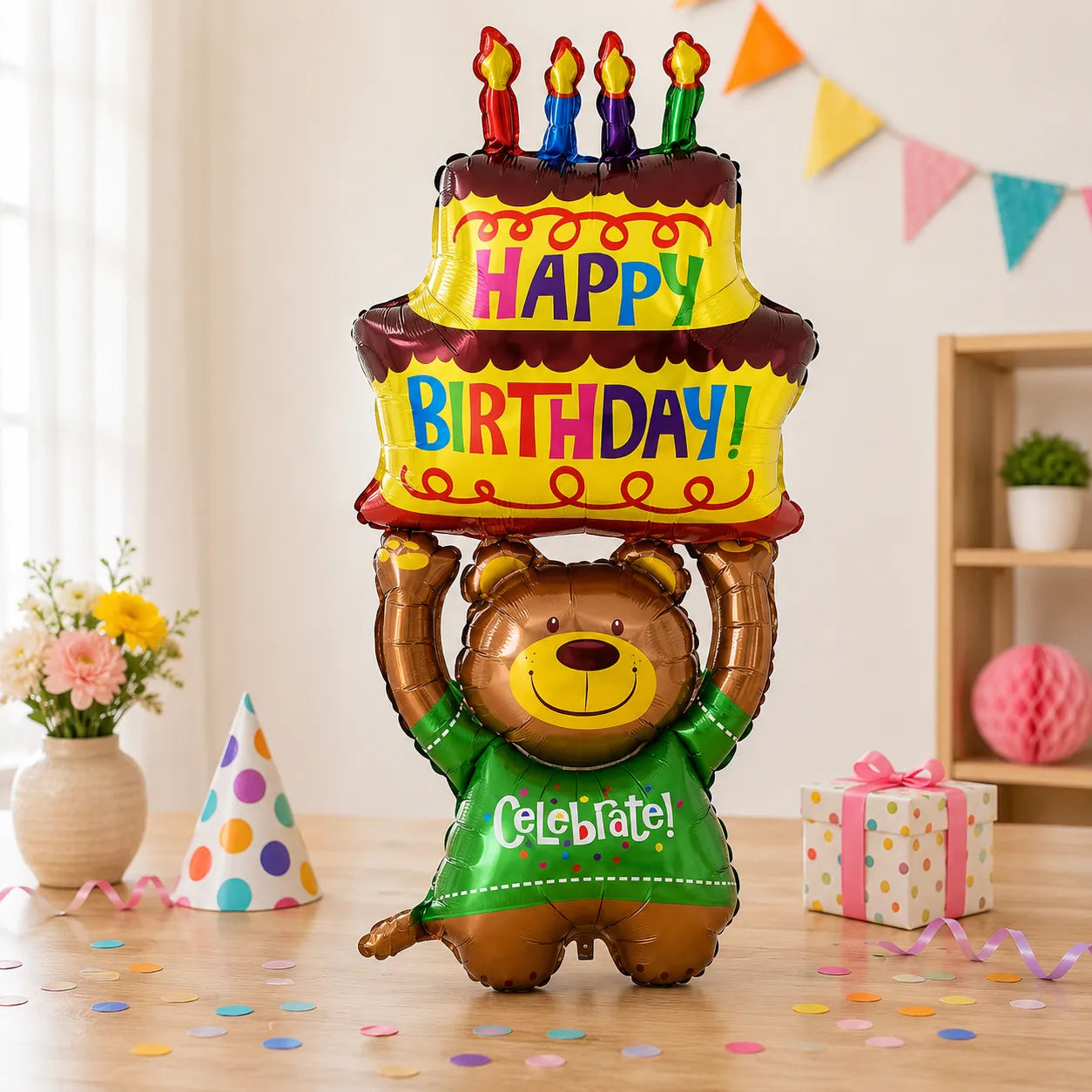 Ballons Gâteau Happy Birthday Original