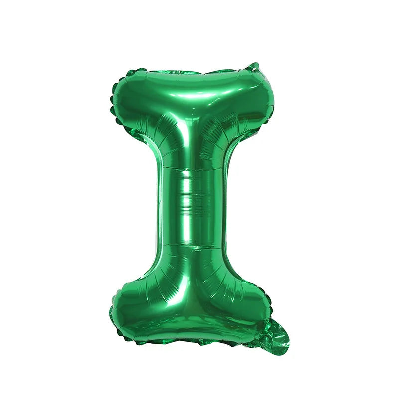 Ballons Lettre Verts I