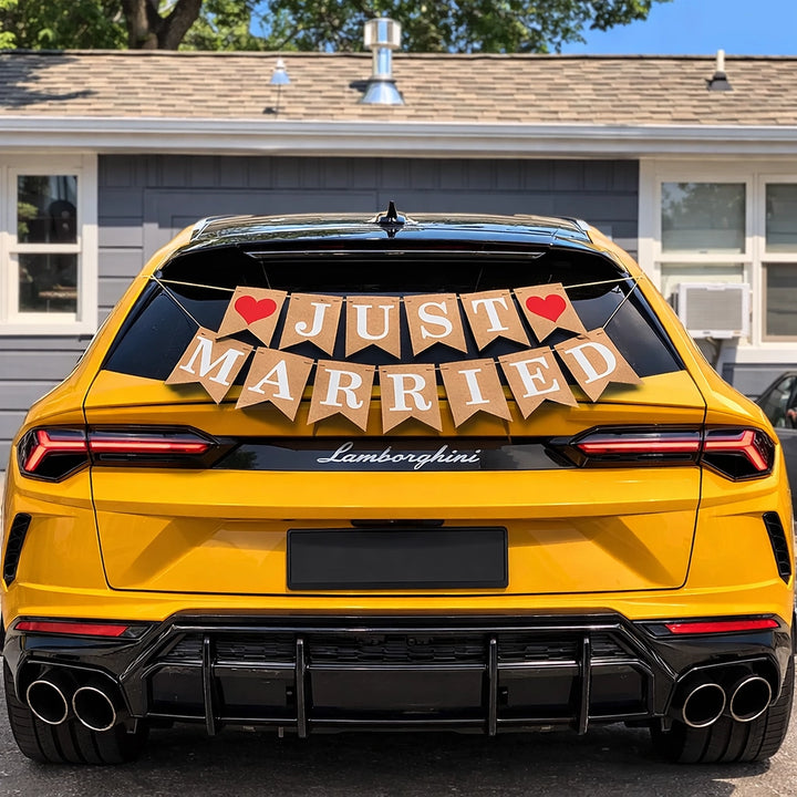 Bannière Déco pour Voiture Mariage