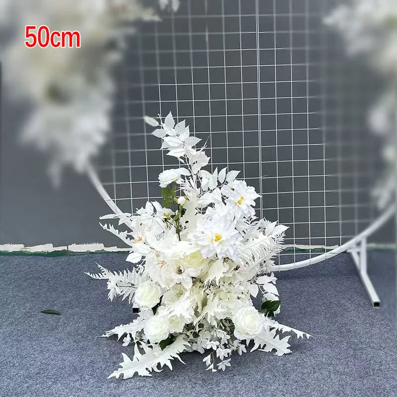 Fleurs Blanches Arche Mariage Epuré