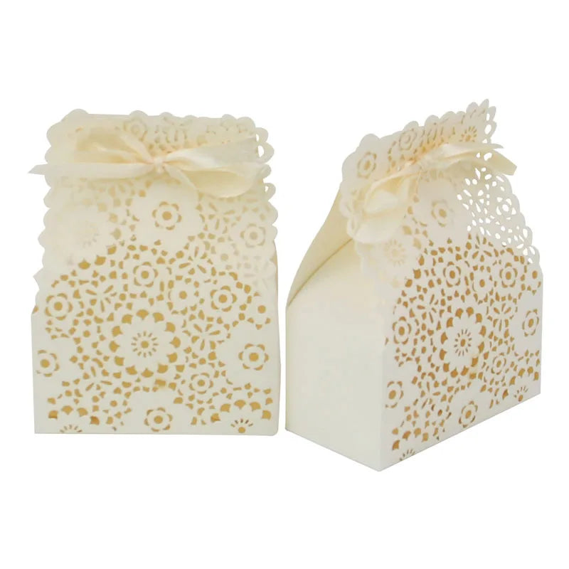 Boîte à Dragées Fleurie Epurée Chic