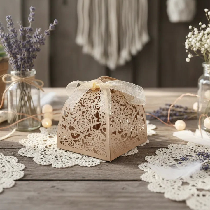 Boîte à Dragées Mariage Champagne