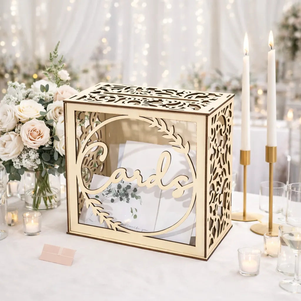 Boîte à Enveloppes en Bois Raffinée