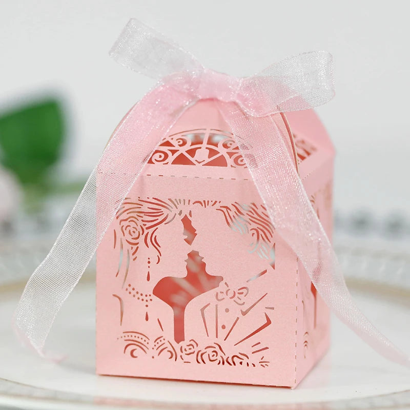 Boite à Dragées Elégante Mariage chic