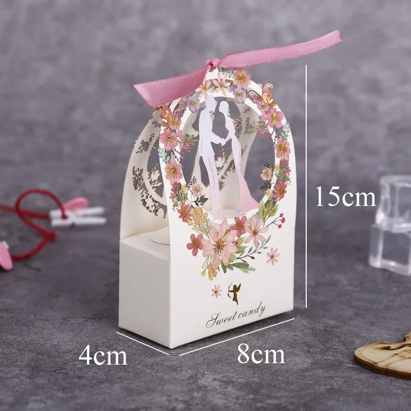 Boite à Dragées Fleurie Mariage printanier