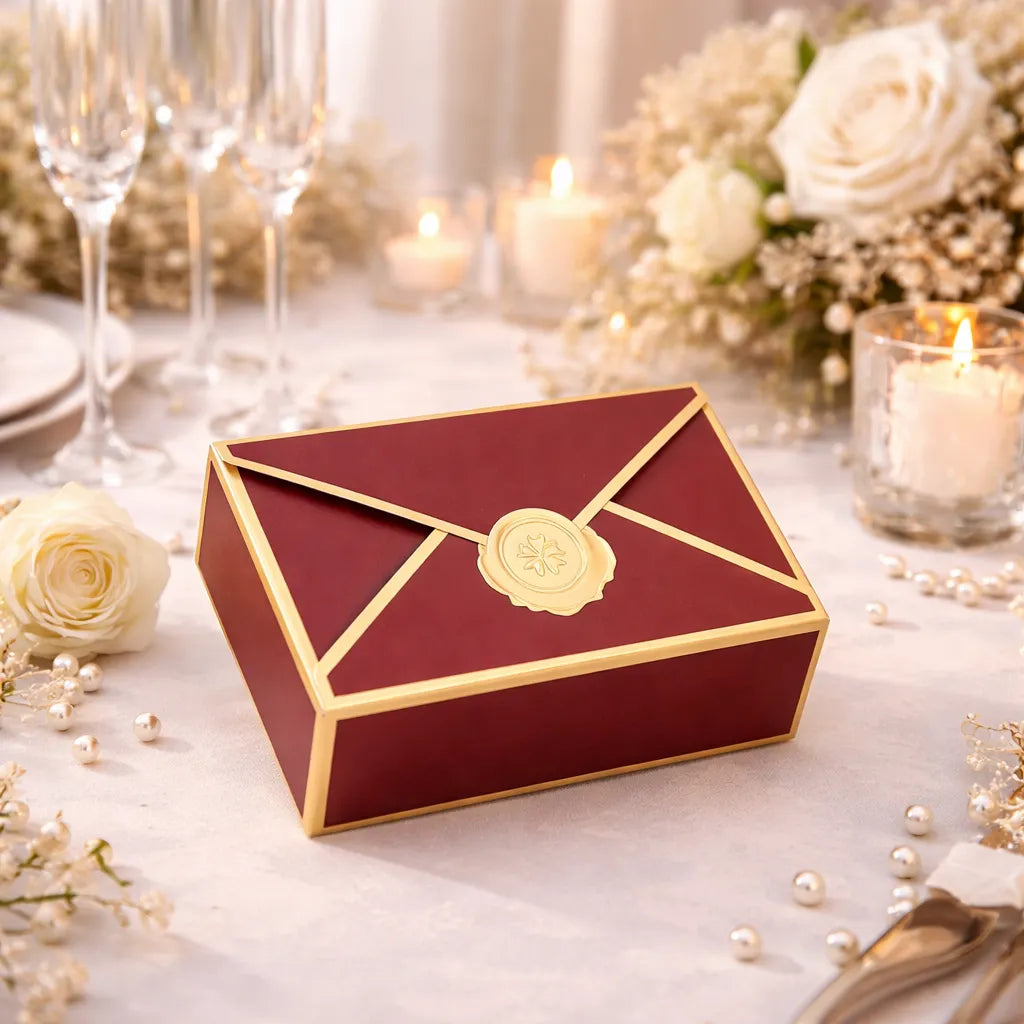 Boite Enveloppe à Dragées Mariage originale