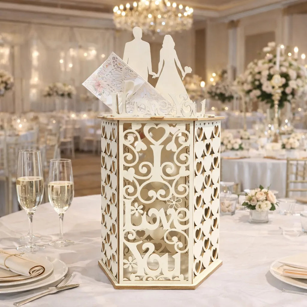 Boite à Enveloppes Mariage I Love You
