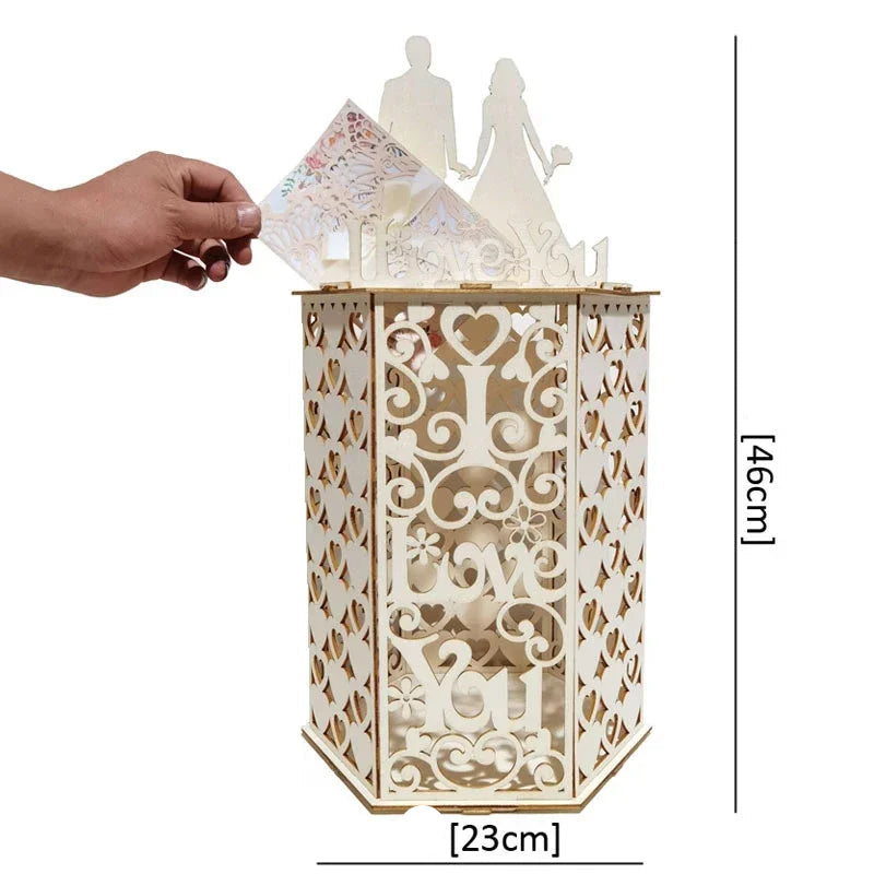 Boite à Enveloppes Mariage I Love You luxe