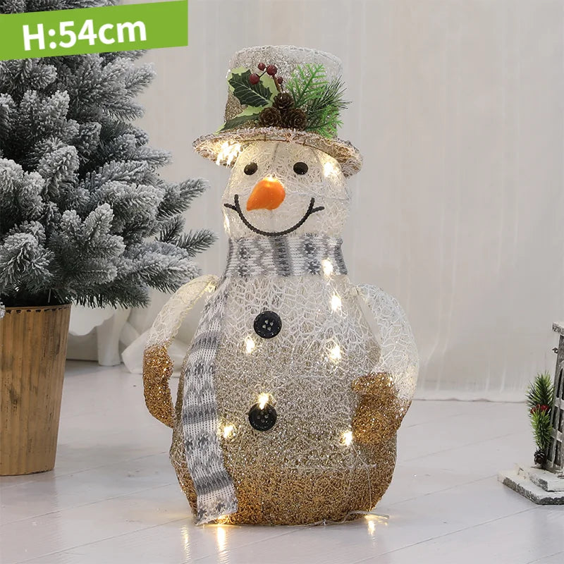 Bonhomme de Neige Lumineux Design Unique