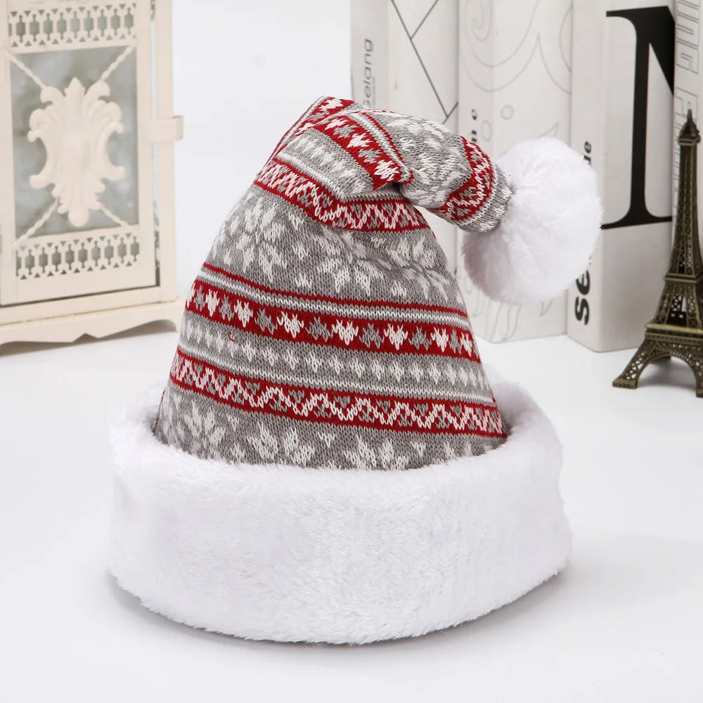 Bonnet de Noël Gris