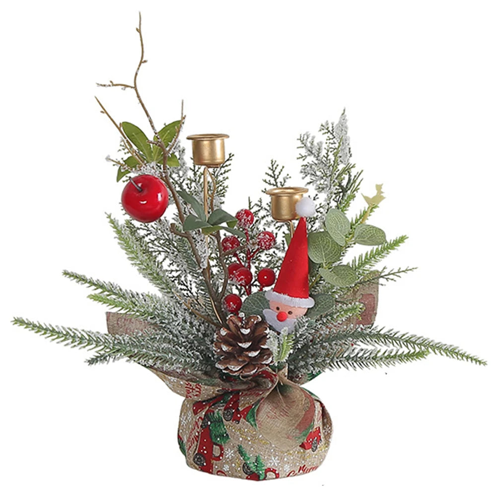 Bougeoir Créatif de Table Noël Original