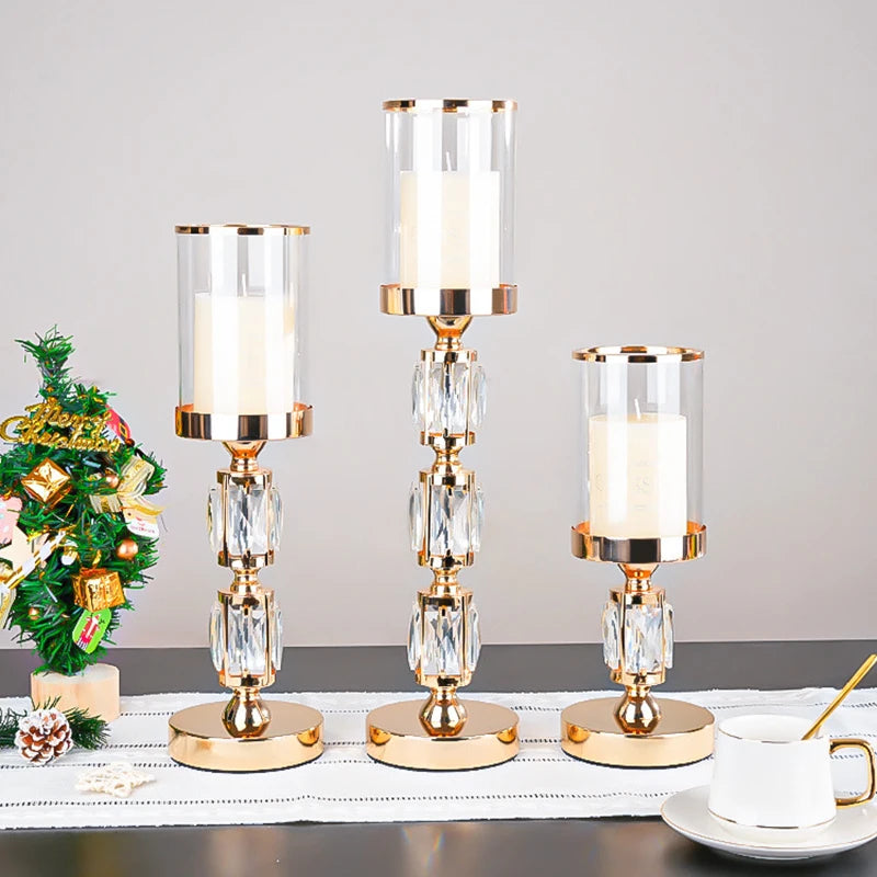 Bougeoir Mariage Design en Cristal Chic