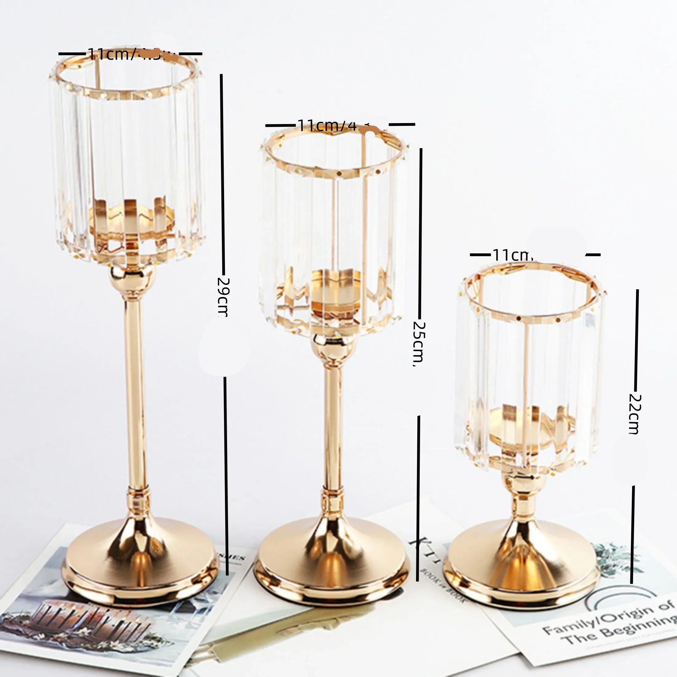 Bougeoir sur Pied Mariage Raffiné