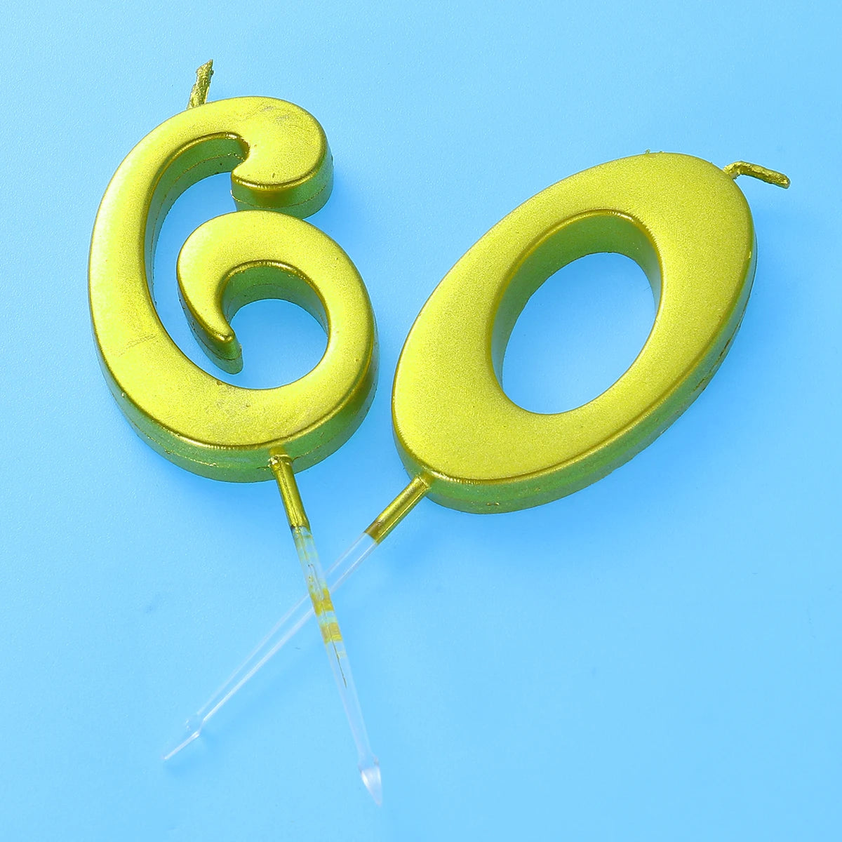 Bougie Anniversaire 60 ans Dorée