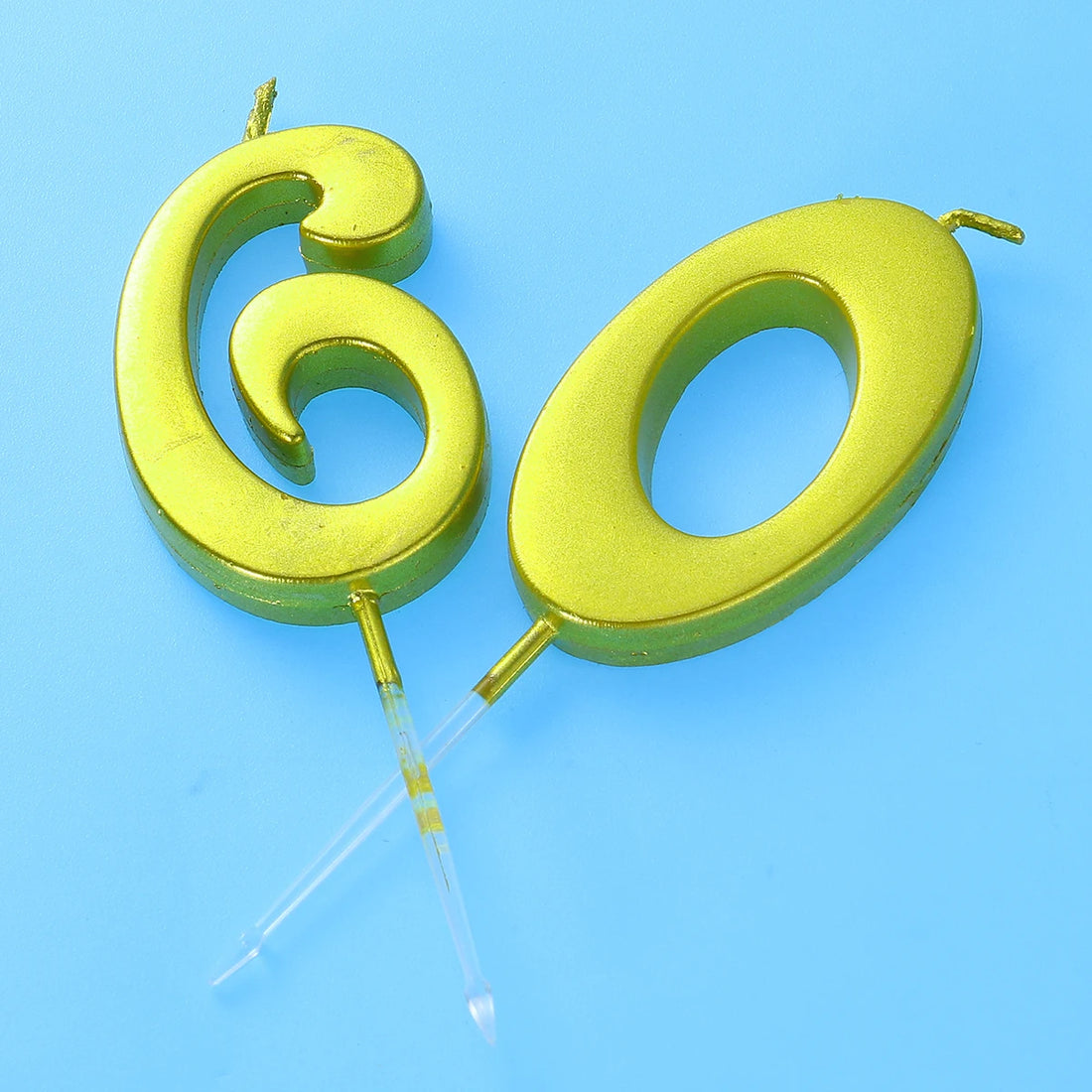 Bougie Anniversaire 60 ans Dorée