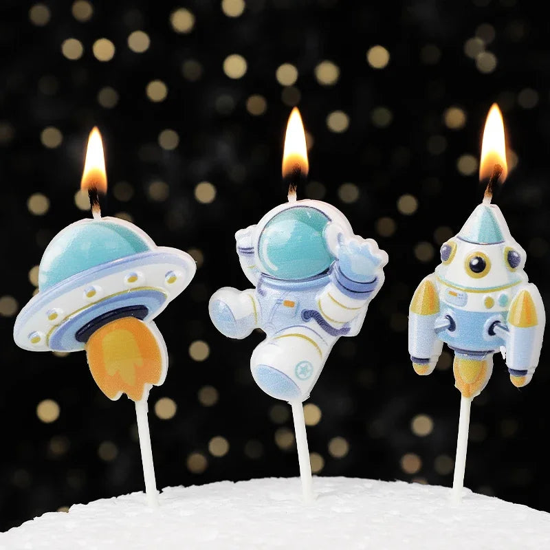 Bougie Anniversaire Astronaute