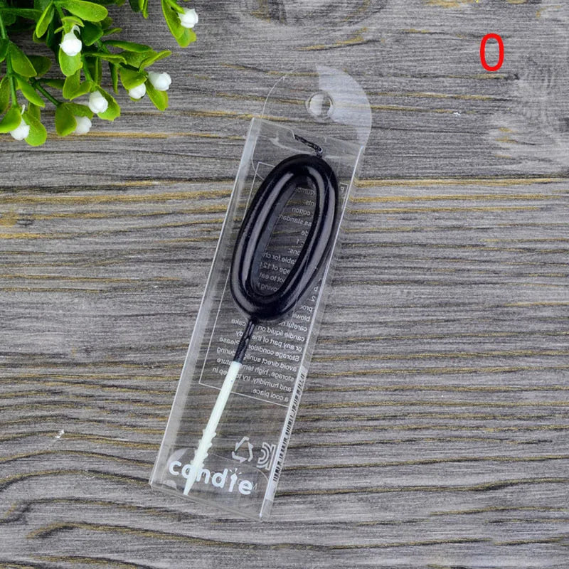 Bougie Anniversaire Noire Epurée Zéro