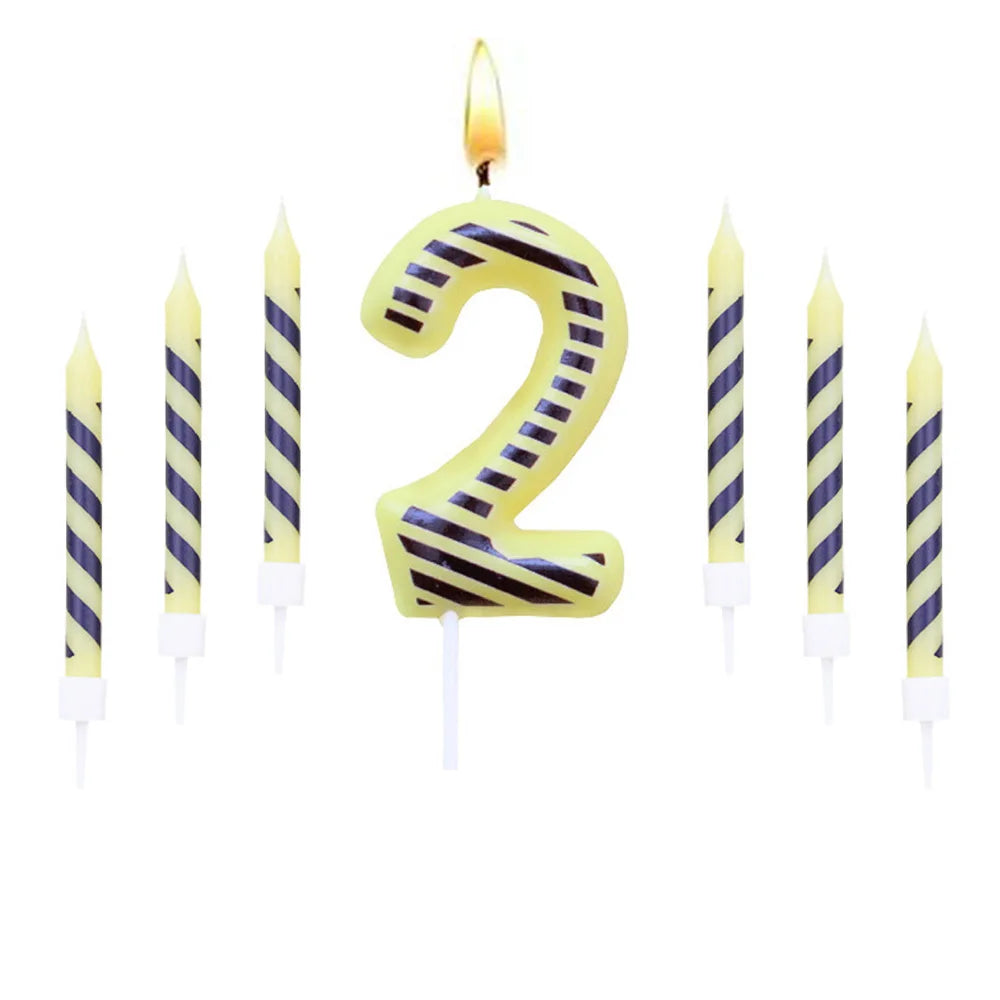 Bougie Anniversaire Thème Construction Deux