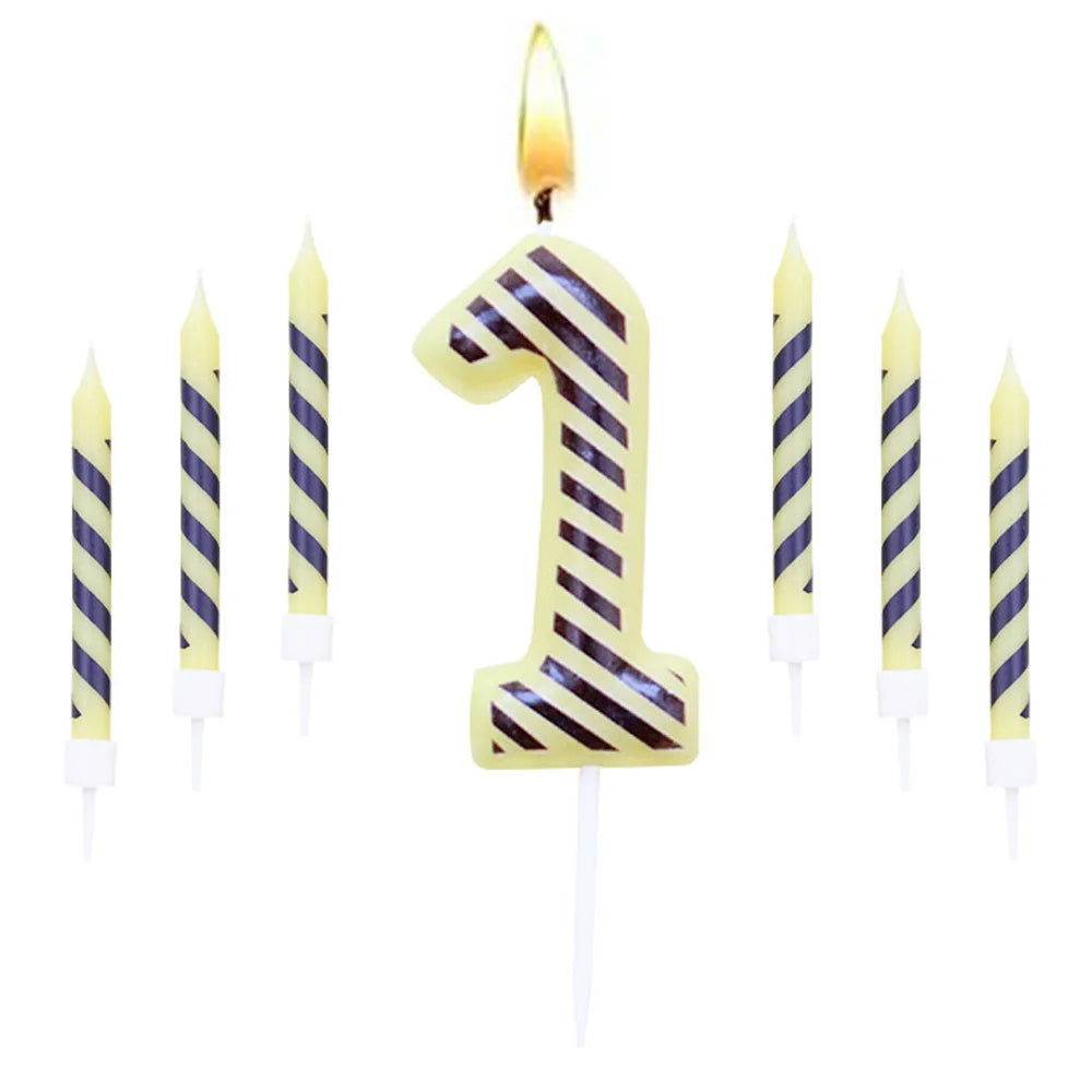 Bougie Anniversaire Thème Construction un