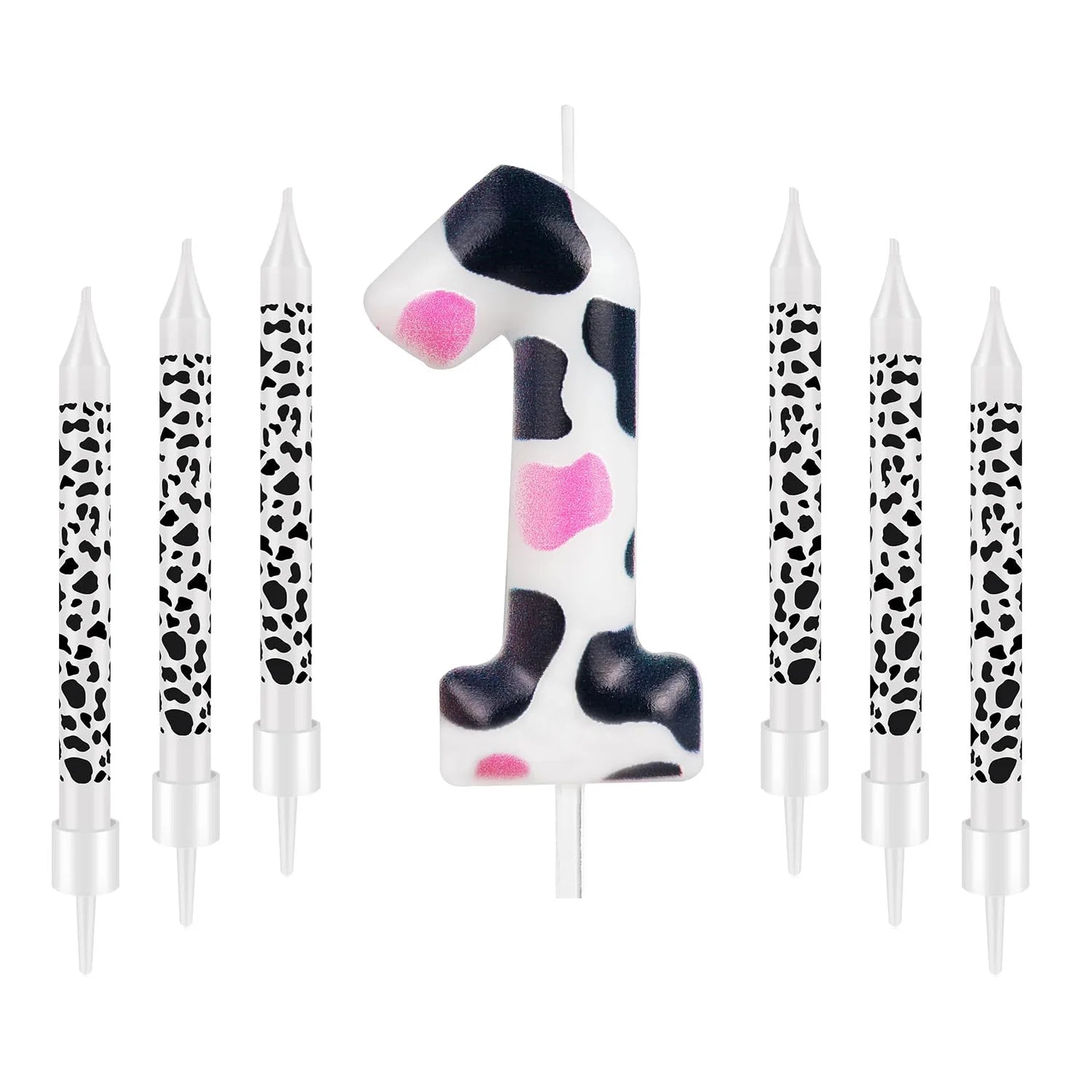 Bougie Chiffre Motif Vache