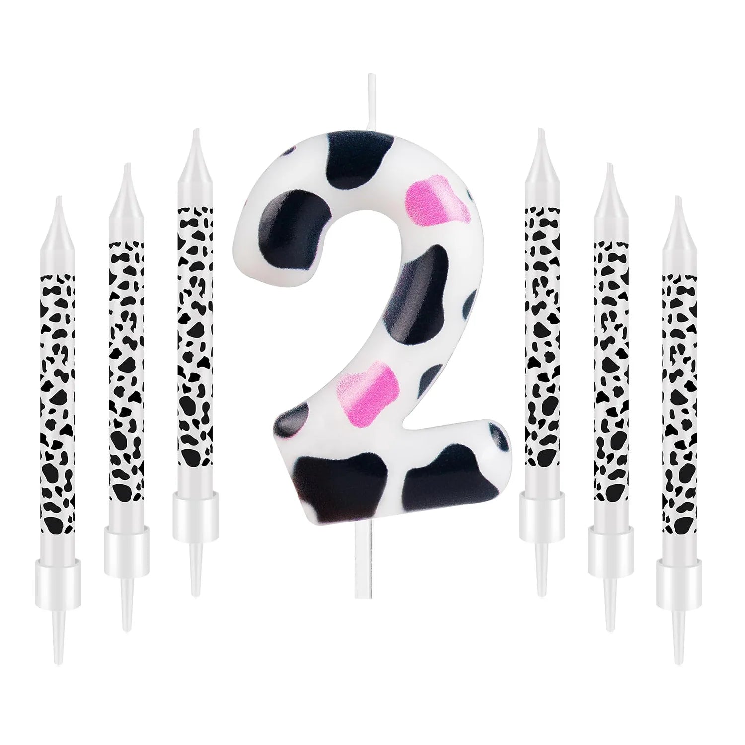 Bougie Chiffre Motif Vache