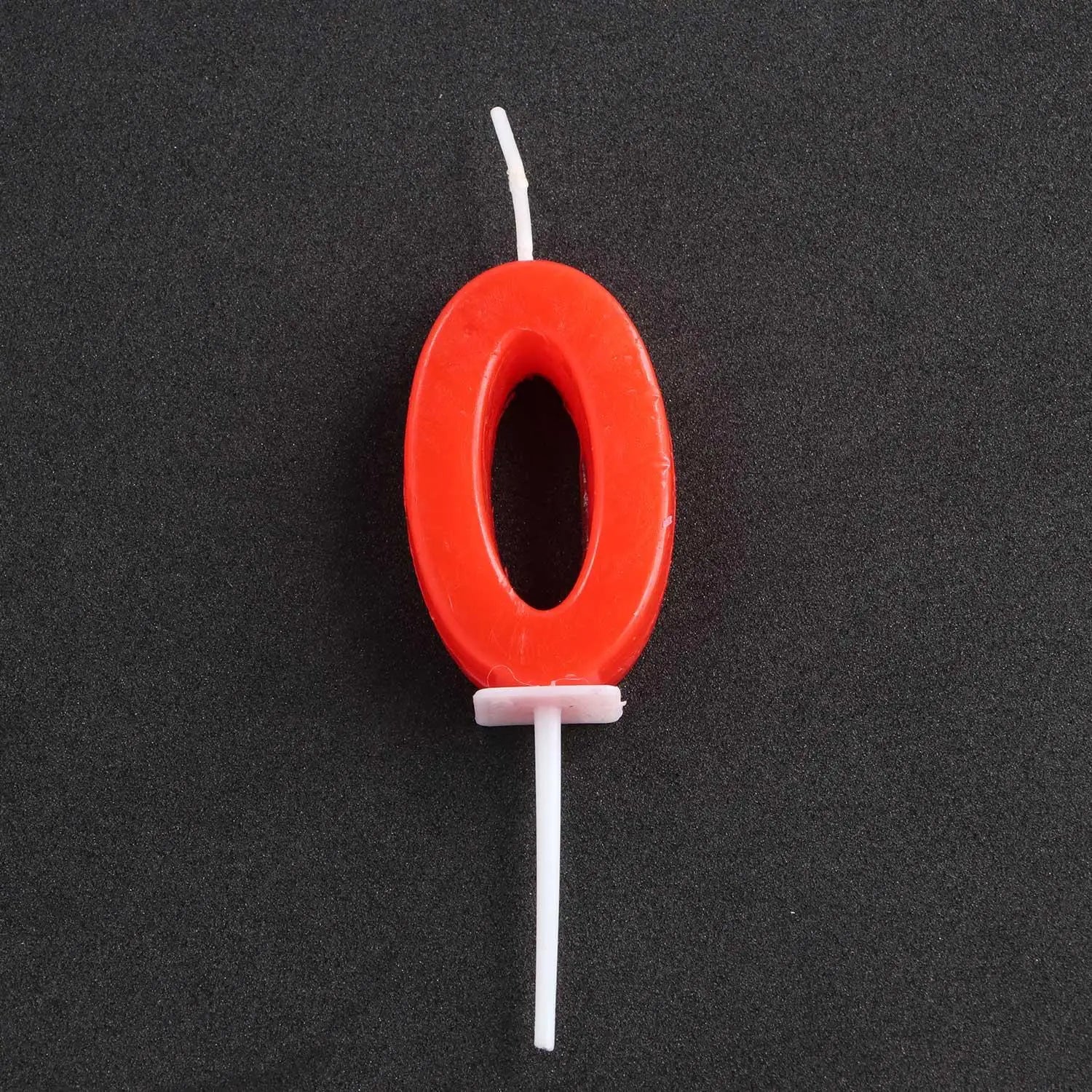 Bougie Chiffre Rouge Minimaliste