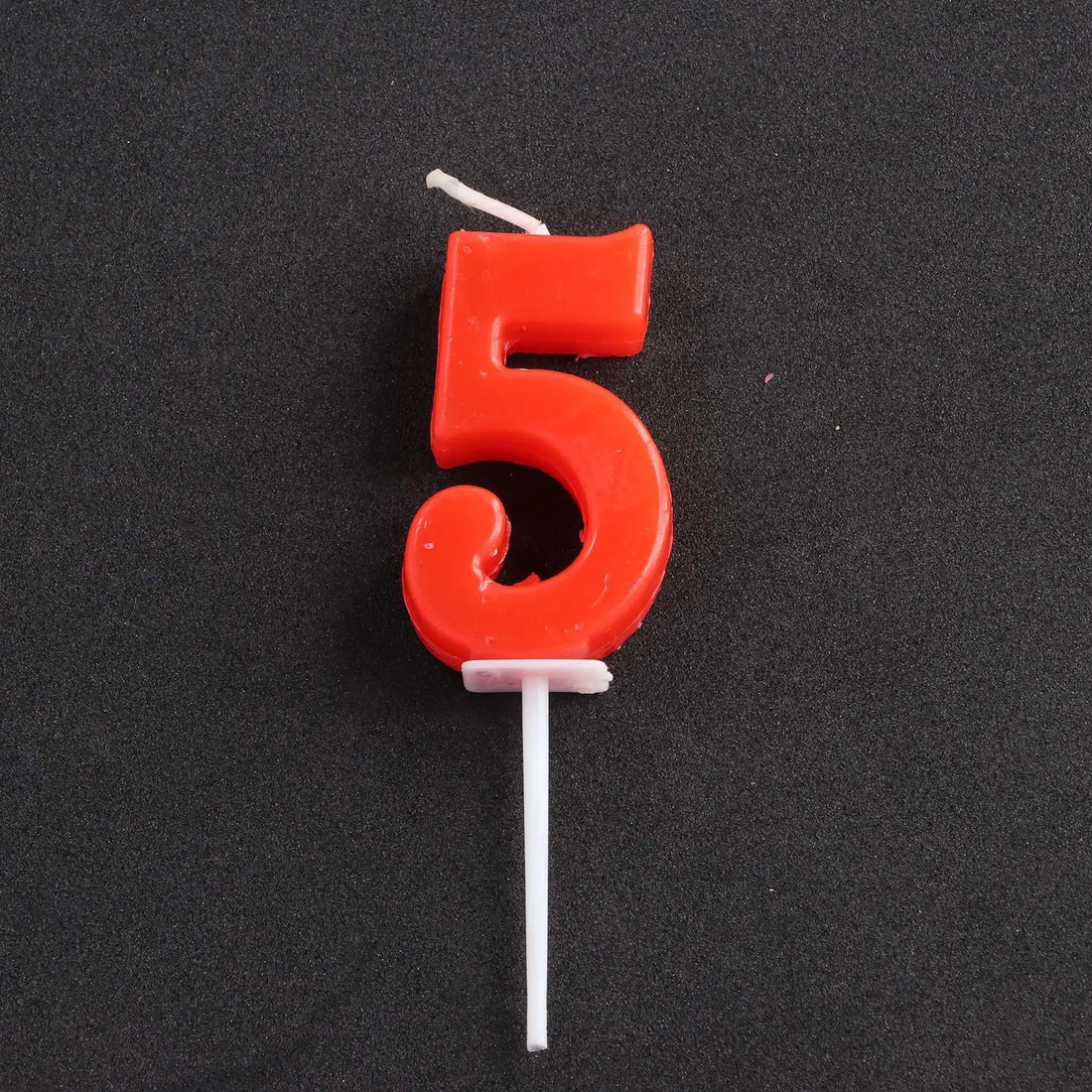 Bougie Chiffre Rouge Minimaliste