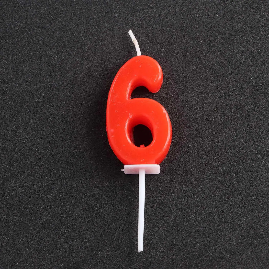 Bougie Chiffre Rouge Minimaliste