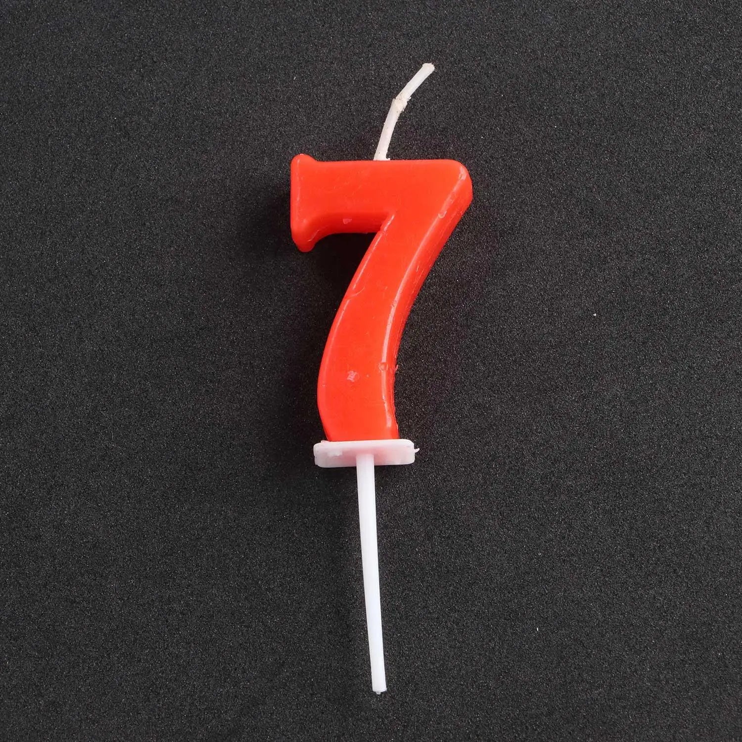 Bougie Chiffre Rouge Minimaliste