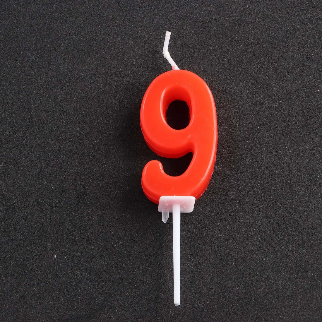 Bougie Chiffre Rouge Minimaliste