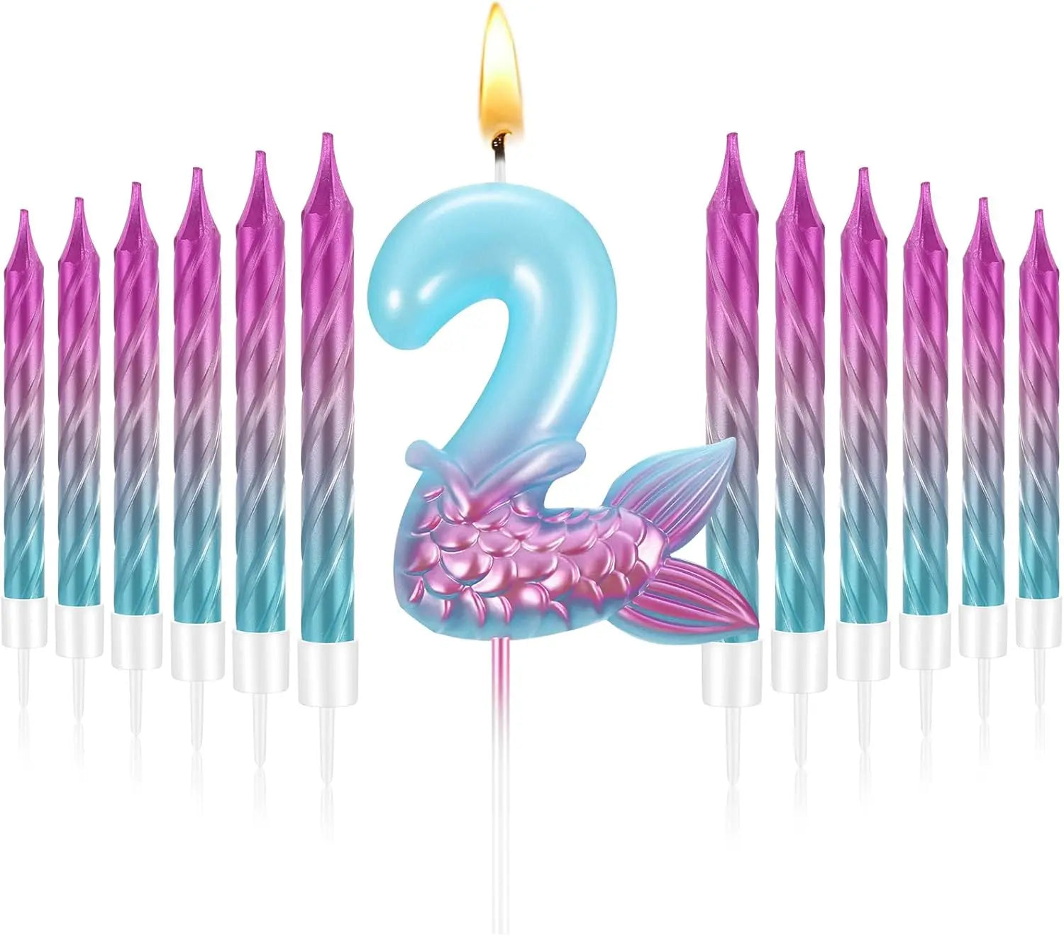 Bougie Chiffre Sirène