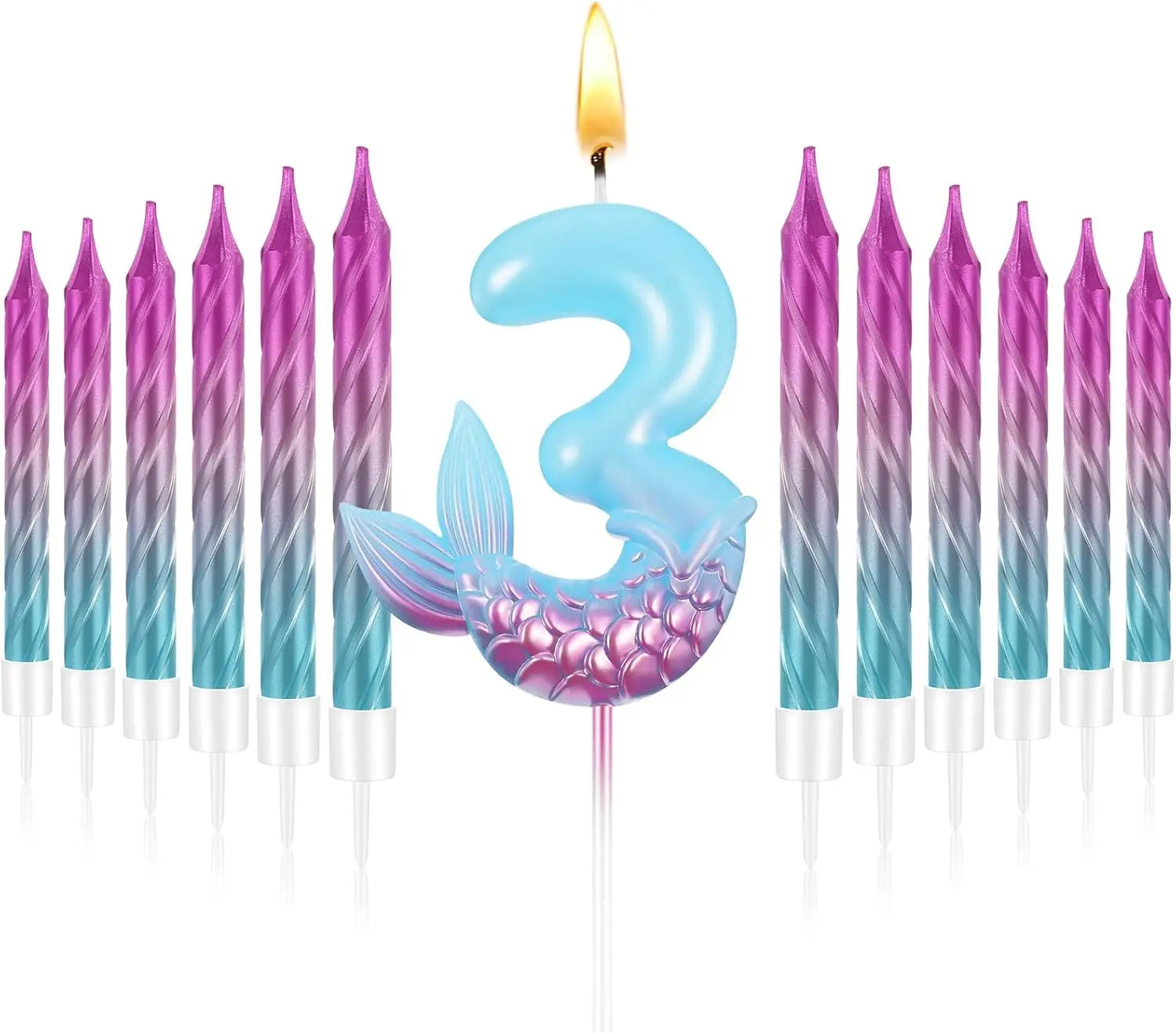 Bougie Chiffre Sirène