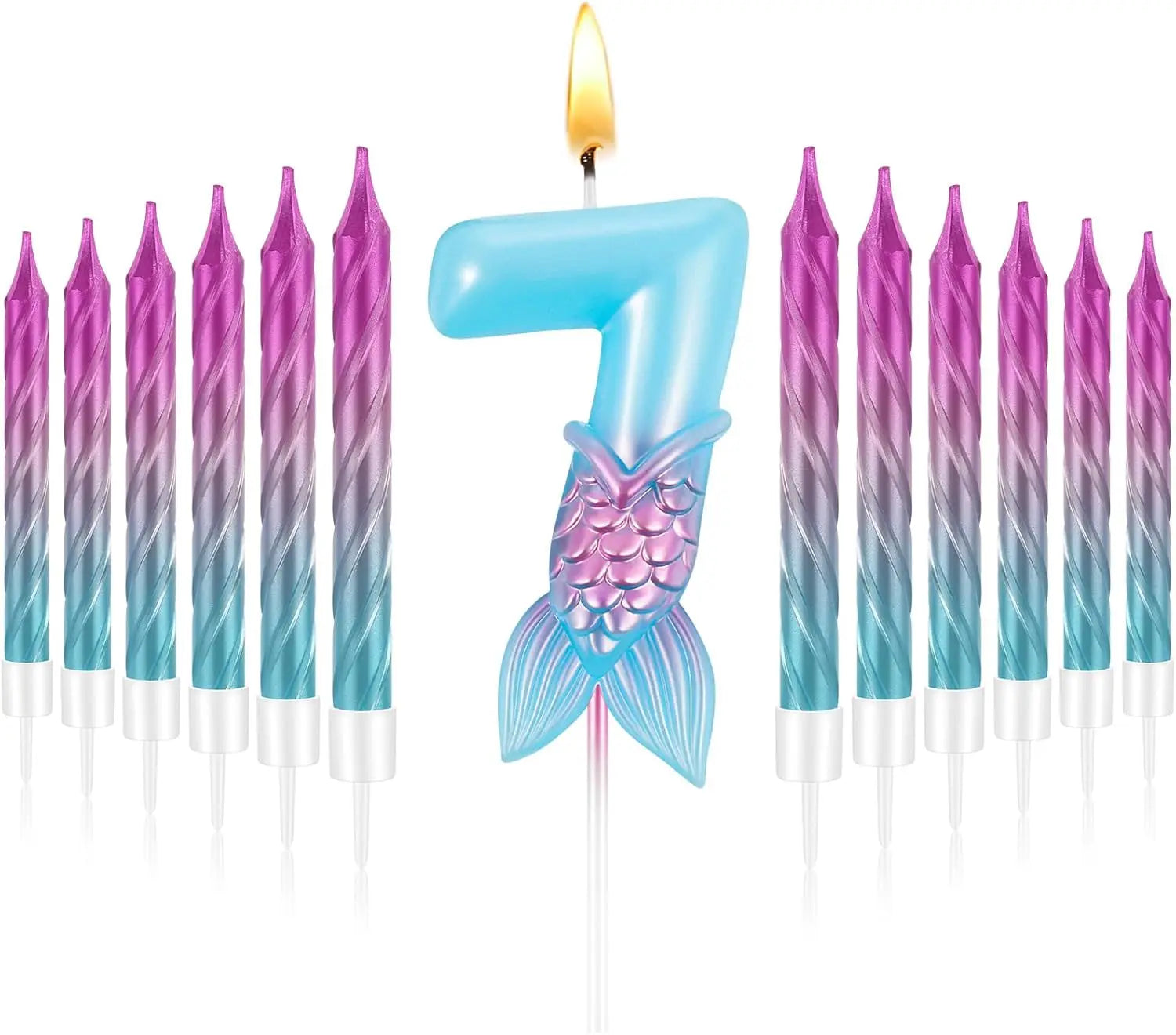 Bougie Chiffre Sirène