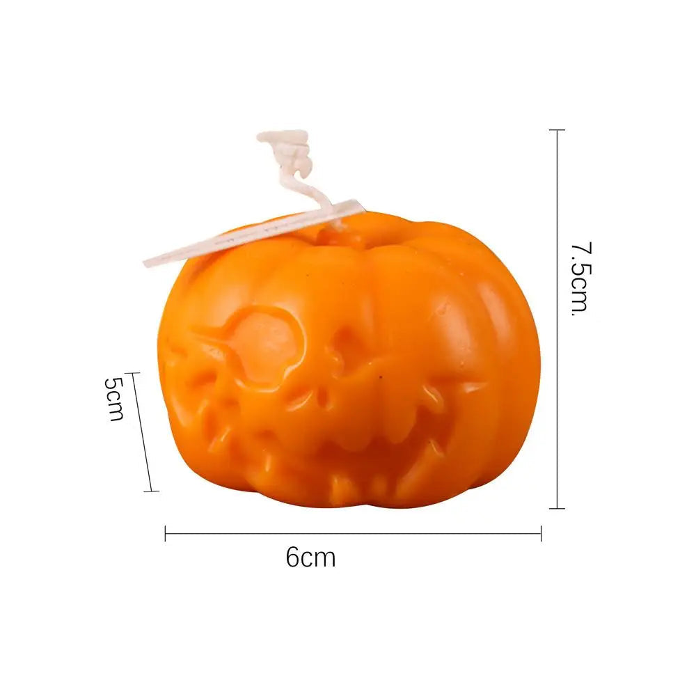 Bougie Citrouille Orange Décorative PETIT
