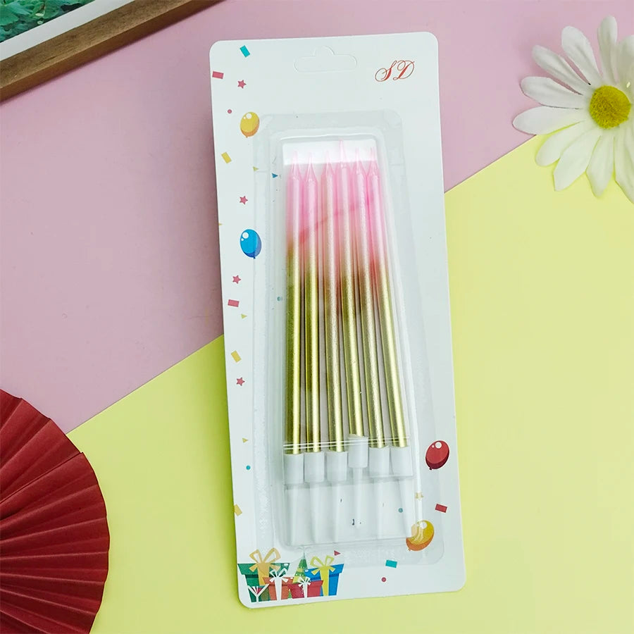 Bougie Dégradées Rose Doré