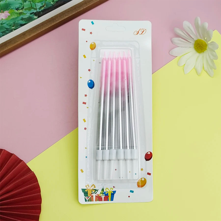 Bougie Dégradées Rose Gris