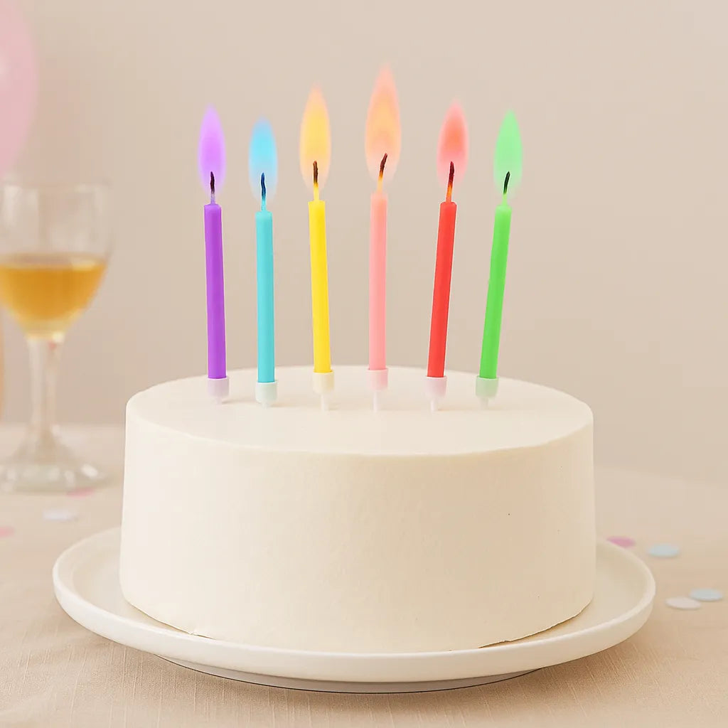 Bougie à Flamme Colorée