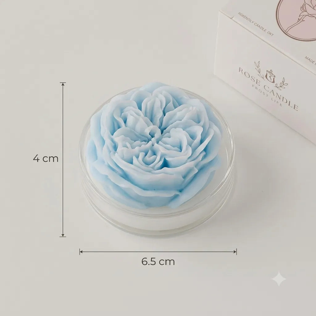 Bougie Fleur Bleue Unique