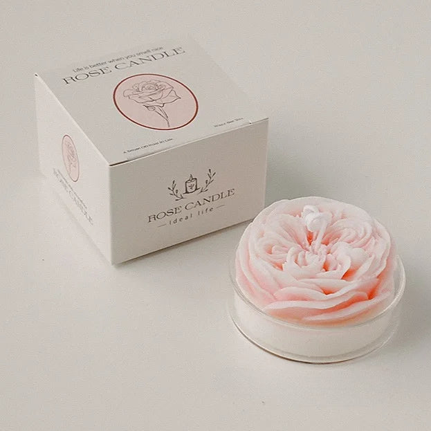 Bougie Fleur Rose